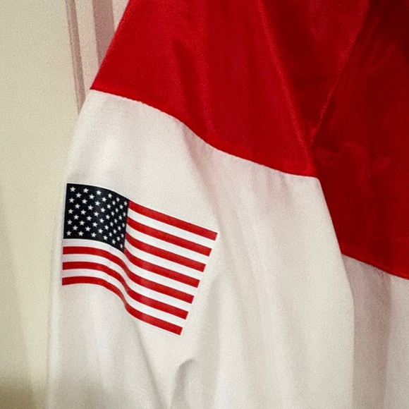 Nike Red and White USA Jacket 2008 Olympics - Picture 12 of 13